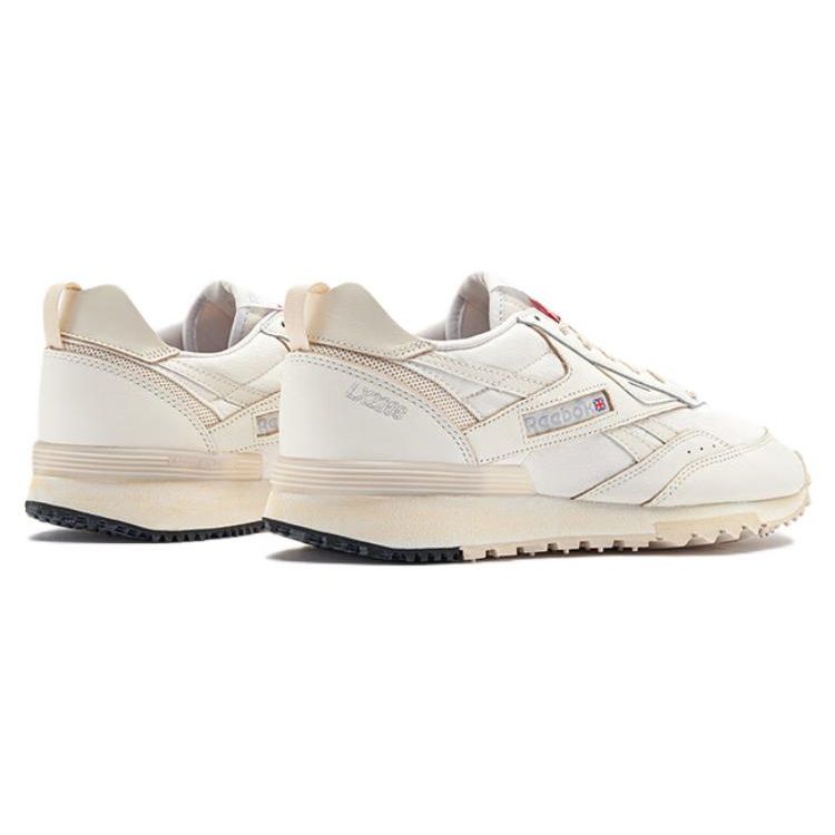 Reebok LX2200 Comfortable Trendy Low-Top Casual Running Shoes Unisex sneaker Milk-White GX4481