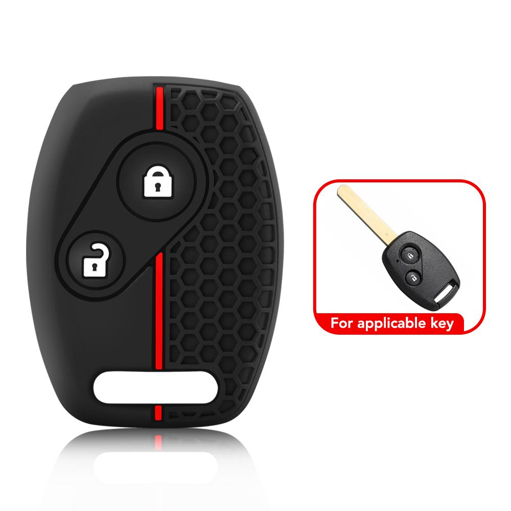 Silikon-Autoschlüsseletui für Honda Civic 2006–2011 2017 Accord CRV 2003 2007 Jazz HRV