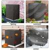 Heavy-Duty Full-Covering AC Cover, Black High-Efficiency Protector Designed for Outdoor Central Air Conditioners