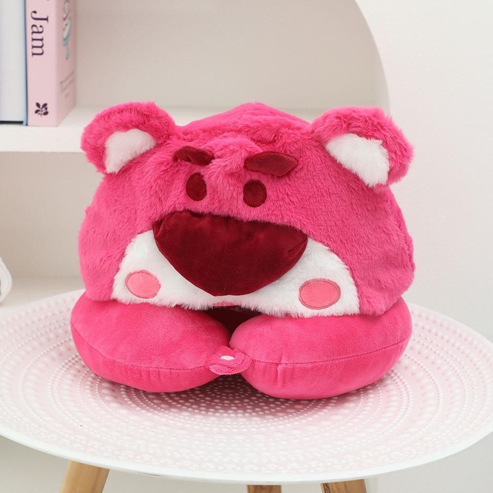 

Hello Kitty U Shaped Travel Neck Pillow With Plush Cover For Flight Comfort And Nap Style C