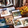 A Beautiful Day Oil Painting: Retro European Style Small Hardcover Book, 6 Types