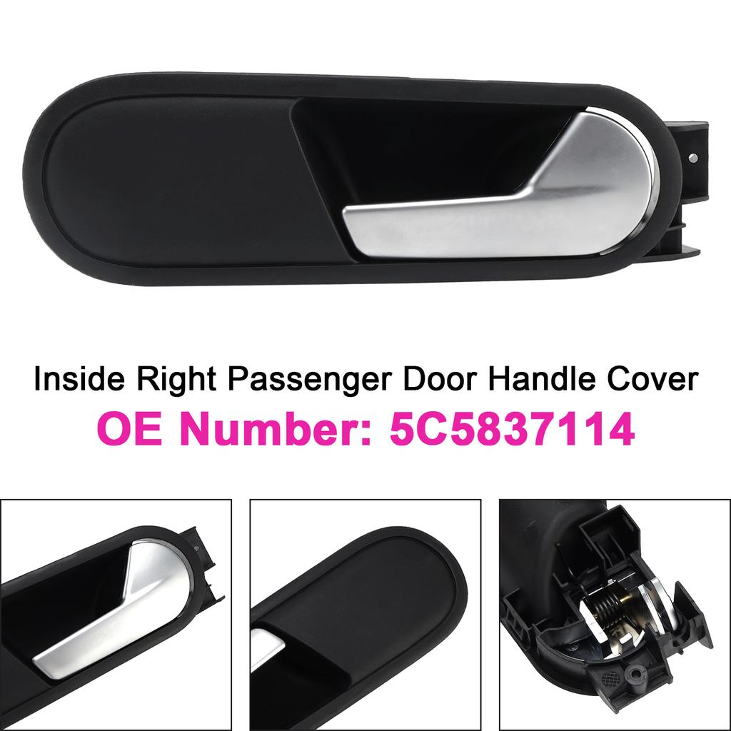 Inside Right Passenger Door Handle Cover 5C5837114 For VW Beetle 2012-2014
