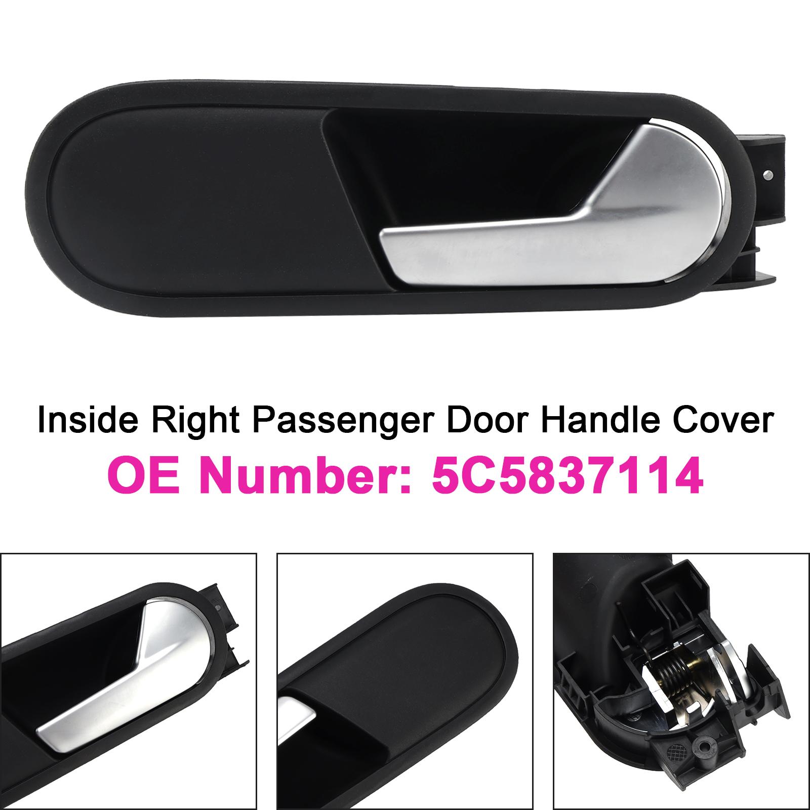 

Inside Right Passenger Door Handle Cover 5C5837114 For VW Beetle 2012-2014