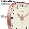 Quadratische Quarz-Wanduhr Elegantes Zifferblatt Klare Schwarze Digitale Moderne Wohnzimmer   Heimdekoration Einfacher Stil