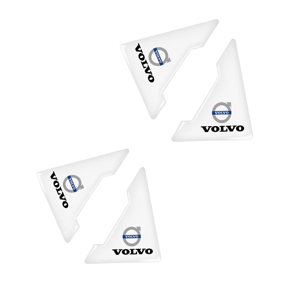 2/4KS Průhledné chrániče rohů dveří auta Ochranné lišty Hrana Proti kolizi Poškrábání Pro Volvo Rdesign AWD C30 C70 S40 S60 S70