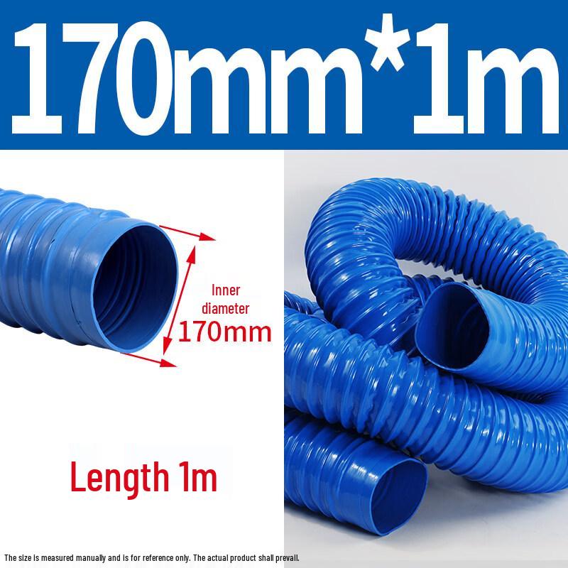 Jundingying 170mm Blue PVC Vacuum Hose