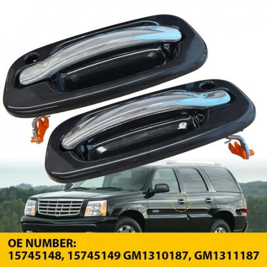 

Fits Chevy Silverado GMC Sierra 1999-2006 Exterior Front Door Handle w/Keyhole V