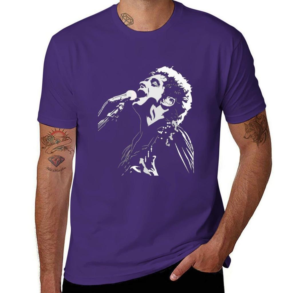 Gustavo Cerati Vector Camiseta Tshirt anime clothes tops plain t shirts men