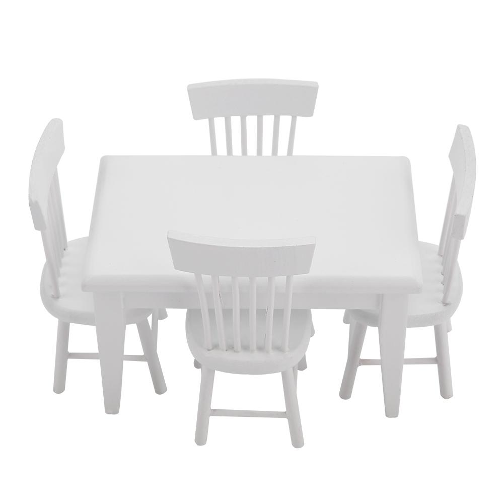 Play House Toy 1/12 Dollhouse Miniature Kitchen/Dining Room Furniture Decoration Kit