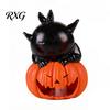 Indoor Halloween Party Lighting Night Light, Flameless Pumpkin LED Lamp, Decorative Vivid Tabletop Figurine Atmosphere Light for Holiday Home Decor