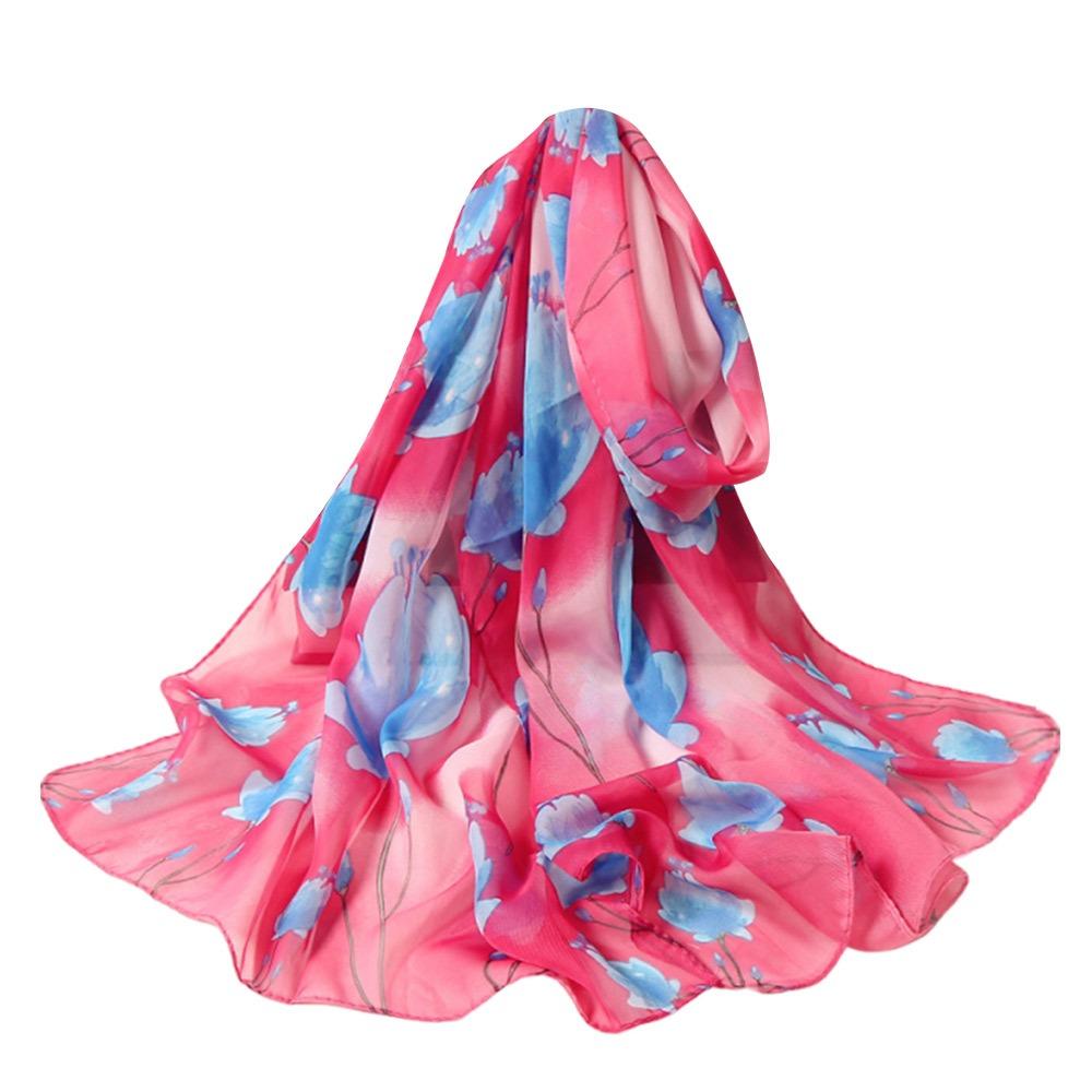 Sun-Resistant Silk Scarf Breathable Sunscreen Hijab Summer Bandana for Women