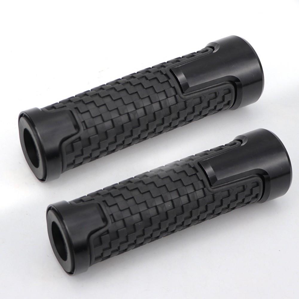 Rubber Moto Handlebars Grip CNC Aluminum Moto Handle Grip Handlebar Hand Grips Motorbike Parts
