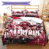 Bilbao  Pattern Bedding Quilt Set Quilt Cover Pillowcase Home Decoration Birthday Gift (1 * Duvet Cover + 2 * Pillowcase, Without Core)