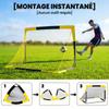 Pop-Up Football Goal, 150 x 110 x 110 cm, Yellow