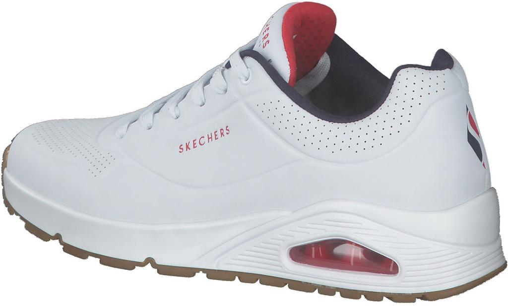 Skechers Uno - кроссовки Stand On Air (52458) белый/нави
