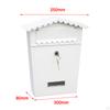 Classic Metal Wall Mailbox with Lock - Secure Storage for Letters and Packages