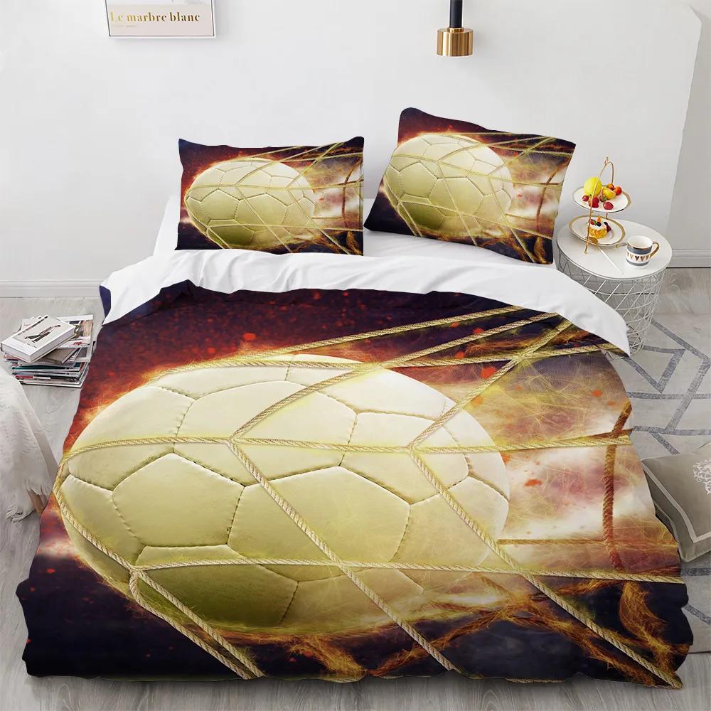 Comforter Football Bed Set Adults Winter S Kidstwin Full Queen King Bedroom Set Home Textile Housse De Couette