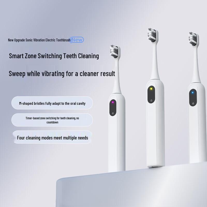 

Smart Sonic Rechargeable Electric Toothbrush CN plug (adapter included)