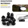 12PCS Bottle Jack Oil Filler Plug,9mm Rubber Floor Jack Parts for Sealling Hydraulic Jack Oil Ports,Universal Hydraulic Jack Parts Accessories