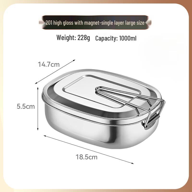 

201 Stainless Steel Food-Grade Lunch Box