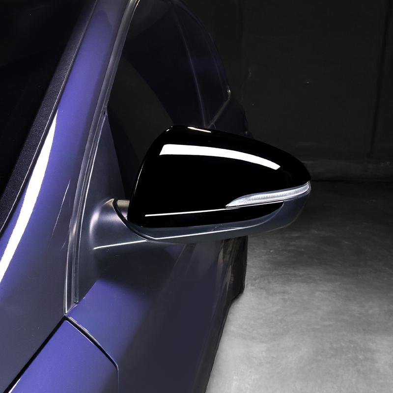 For Hyundai I30 & I30N 2017-2025 LHD RHD 2Pcs ABS Thickened Rearview Mirror Housing Cover Exterior Auto Styling Parts
