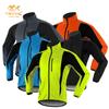 Veste d'hiver pour cyclisme homme Imperméable Coupe-vent Doublée polaire Vêtement d'extérieur pour vélo Sports d'extérieur