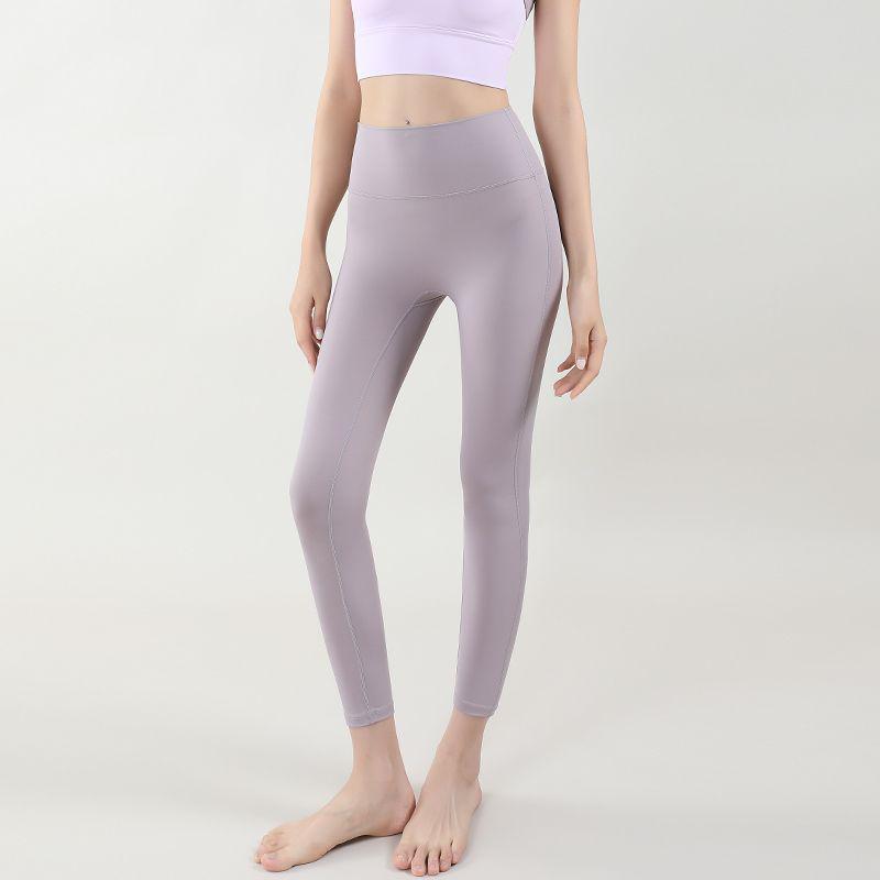 T5J Women's High-Intensity Yoga Wear: Color Block Cross Back Sports Bra & Hip-Lifting Set