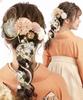 [Supervised by a Professional Hairdresser] Hanalier Hair Accessories - 30 Pieces - Elegant Arrangement to Adorn Your Special Day: Gold Leaf, Mizuhiki