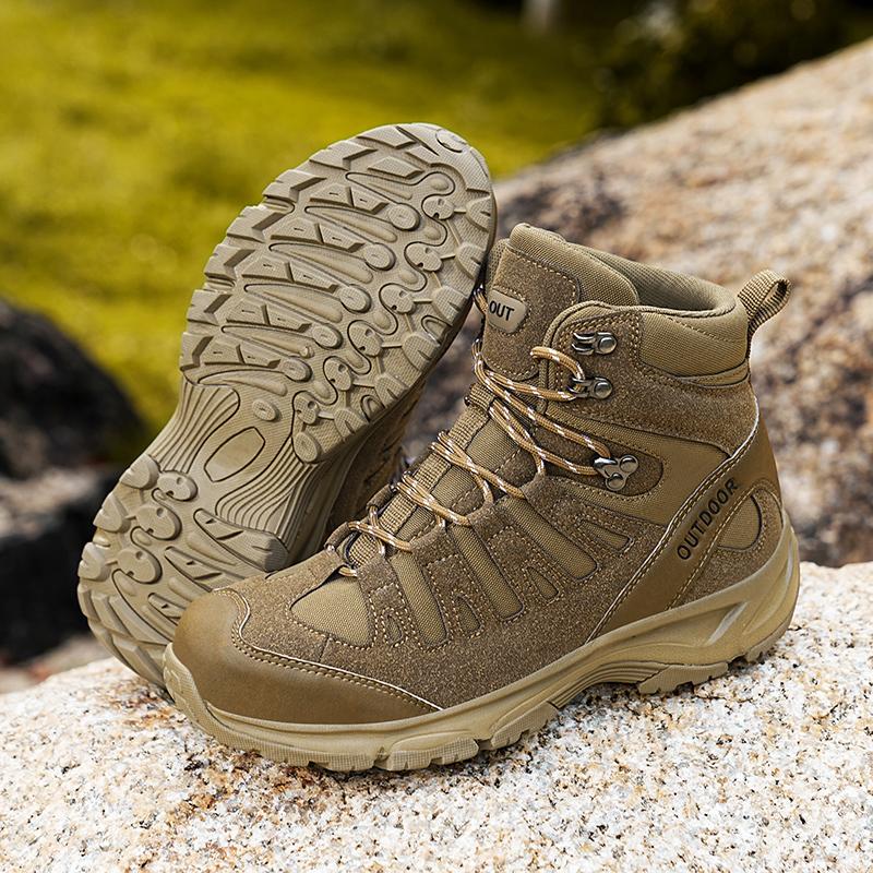 Lightweight Desert Tactical Boots Men Outdoor Boots Jungle Combat Shoes Non-slip Wear Resistant Hiking