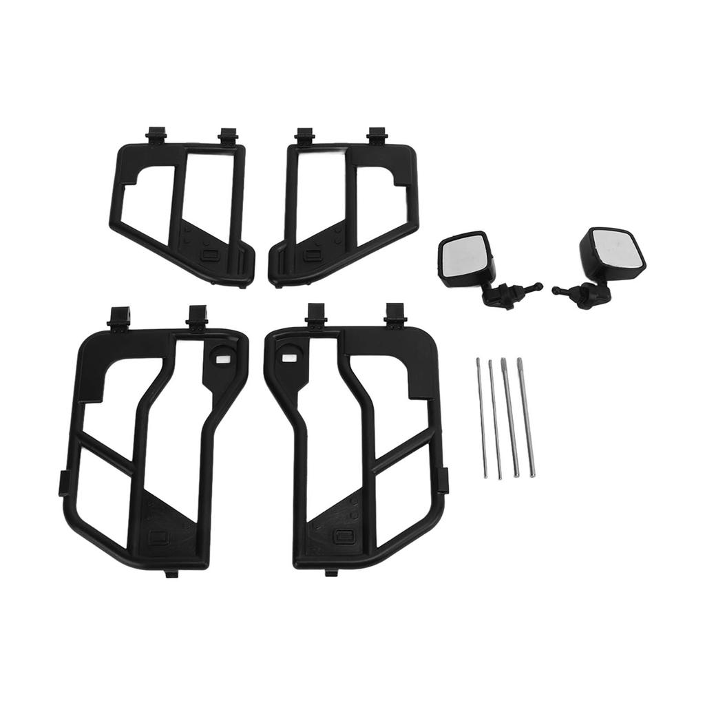313mm Wheelbase Tube Doors Rear View Mirror Unassembled Kit for RC Car Body Shell