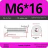Complete Set of 304 Stainless Steel Countersunk Hex Socket Cap Screws, Flat Head Bolts, and Machine Screws (M2-M10)