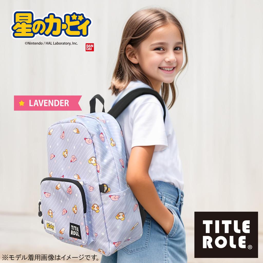 Kirby Kirby Waddle Dee Dot Sleep Icon A4 Junior [TITLE ROLE] Backpack, Storage,