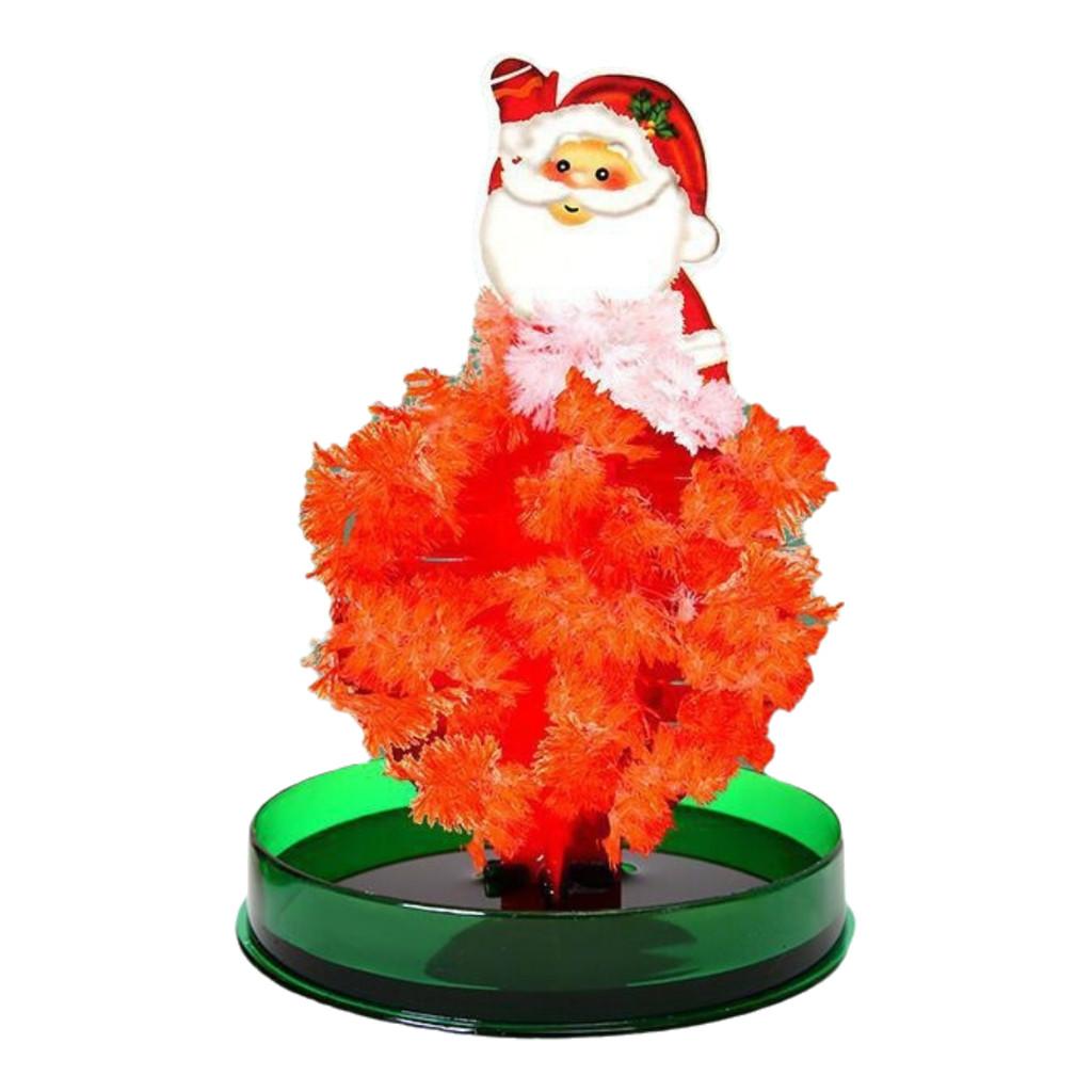 

Colorful Paper Christmas Tree Magical Decoration Watering Growing Toy Peculiar Red