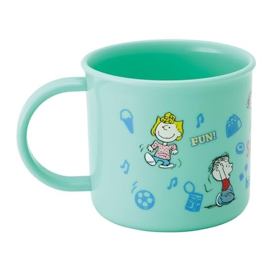 Skater Kids Plastic Cup, Lunch Box, 200ml, Dishwasher Safe, Made In Japan, Snoopy Fun Fun Friends, B