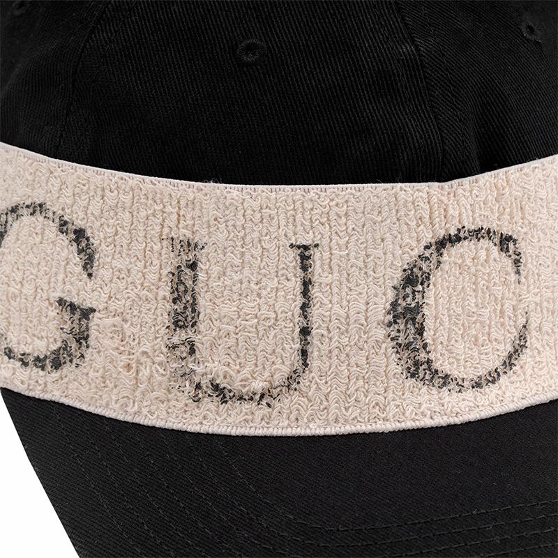 Gucci Logo Band Baseball Cap 'Black White' Unisex 492545-4HC56-1077