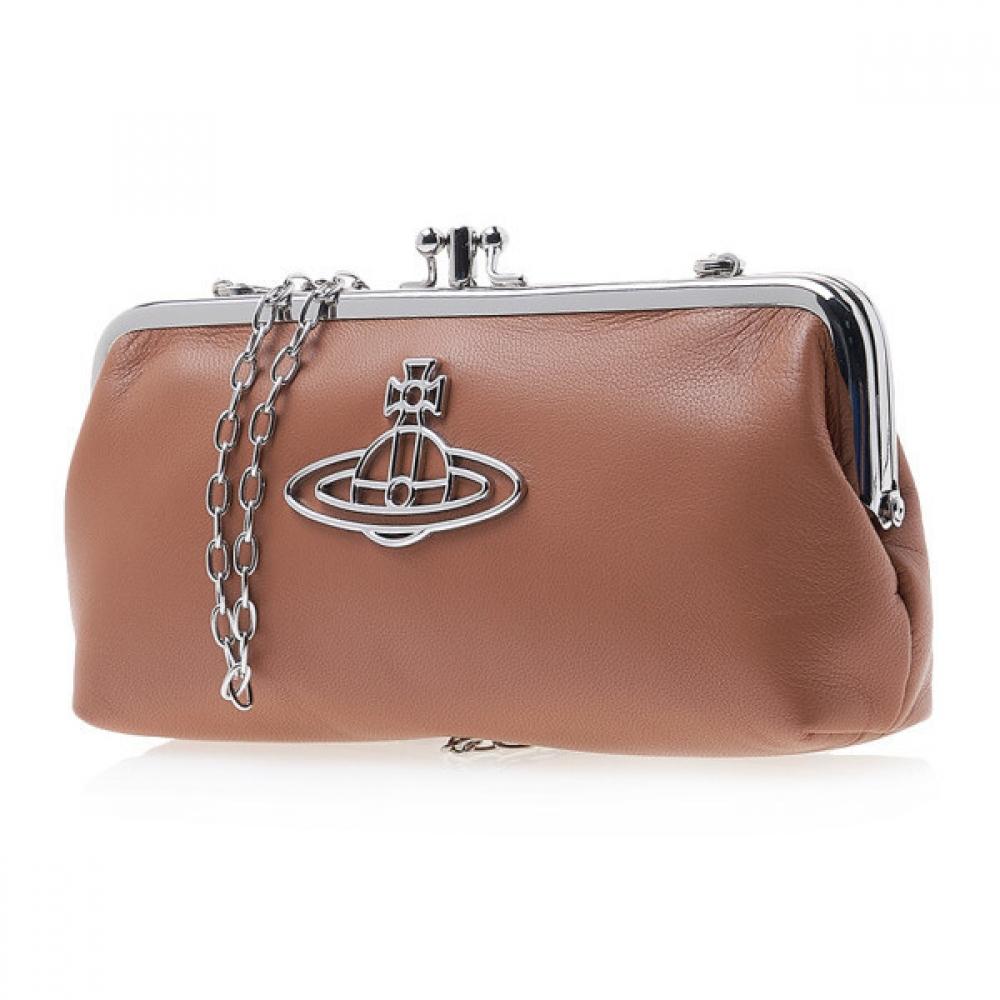Vivienne Westwood Nappa Thin Line Prime Purse Chain Wallet 52020068 L001l D405
