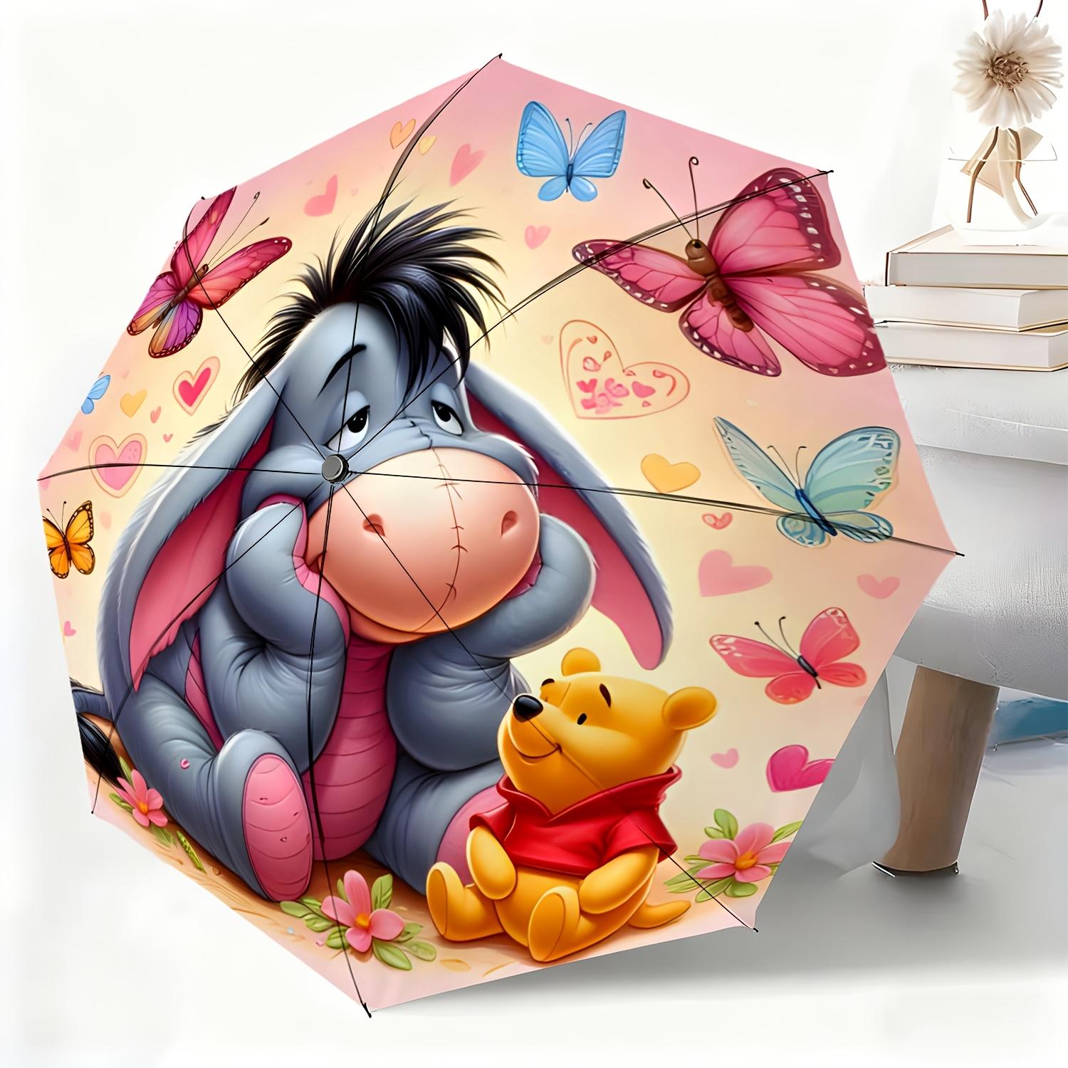 

A Fully Automatic Umbrella Featuring Disney Licensed Cartoon Animal Designs, Suitable for All Occasions As a Dual-Purpose Umbr (as the picture,Iron&8K)