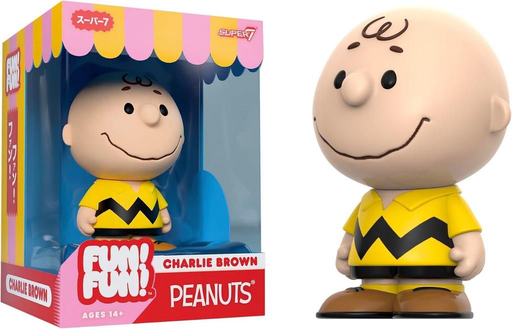 Super7 Peanuts Charlie Brown Vinyl Figure Peanuts Action Figure Classic Cartoon Fan Collectible Retro Toy Cartoon Model Collectible Display Figure