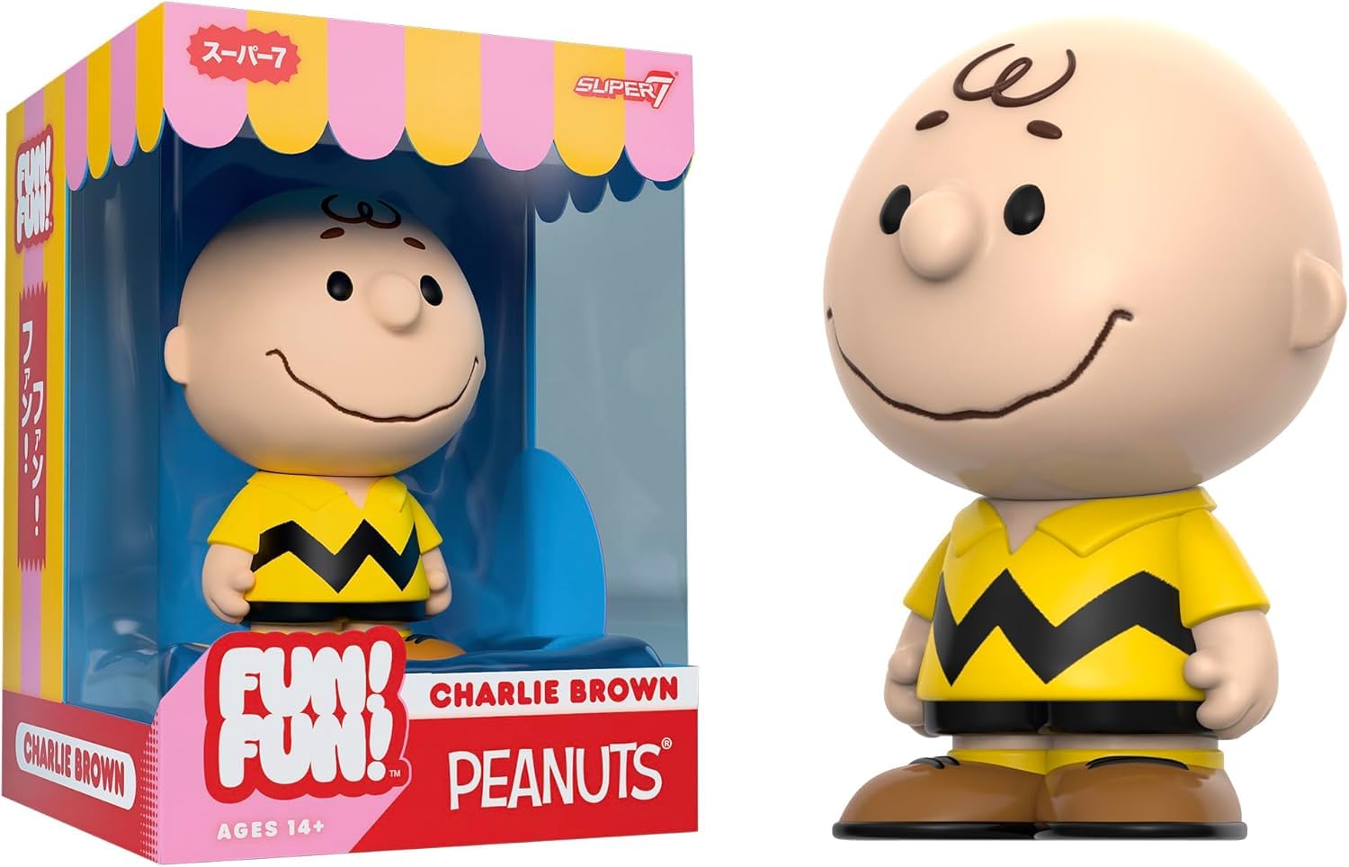 

Super7 Peanuts Charlie Brown Vinyl Figure Peanuts Action Figure Classic Cartoon Fan Collectible Retro Toy Cartoon Model Collectible Display Figure