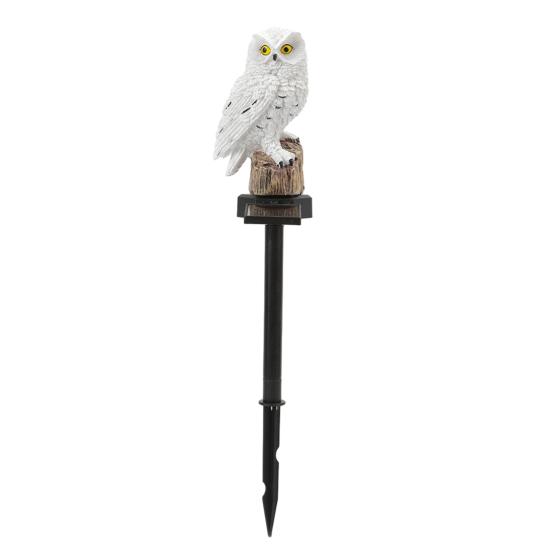Solar Owl Lawn Statue Solar LED Owl Light Garden Owl Light Outdoor Light