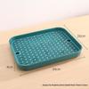 Double Layer Drain Tea Tray - Light Luxury Tea Set with Cup Holder for Living Room