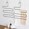 Stainless Steel Thickened Multi-Layer S-Shaped Non-Slip Multi-Functional Clothes Hanger Trouser Rack Towel Belt Rack