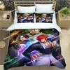 KOF Game Cartoons 3D Bedding Set Printed Duvet Cover Sheet Pillowcase Soft Quilt Cover Full Queen King Size Luxury Birthday Gift