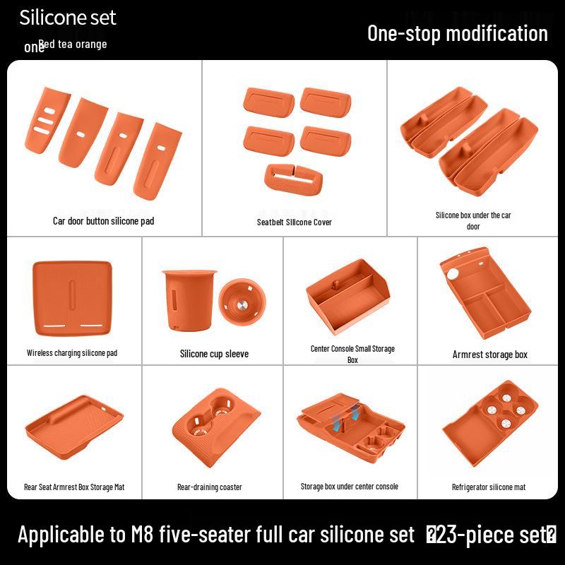 AITO M7 M8 M9 Accessories: Wireless Charger Pad & Interior Trim Mod Kit