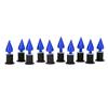 Windshield Wind Screen Spike Bolts M5 Screws Nuts Motorcycle Modification AccessoriesBlue
