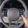 For Kia Sorento MQ4    ABS Carbon Fiber Steering Wheel Button Cover Trim Direction Button Decorative Frame Sticker