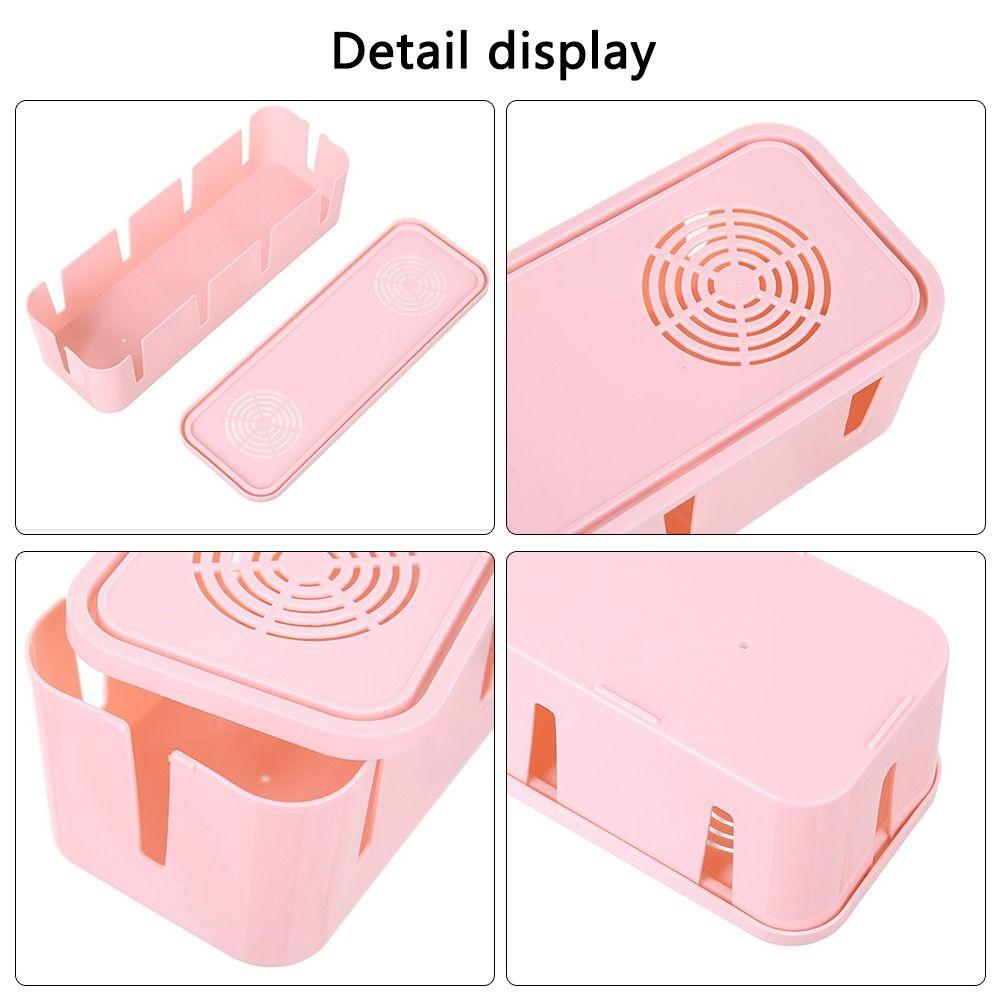 Safety Storage Rack Cable Organizer Wire Cable Management Case Socket Storage Boxs Cable Tidy Box