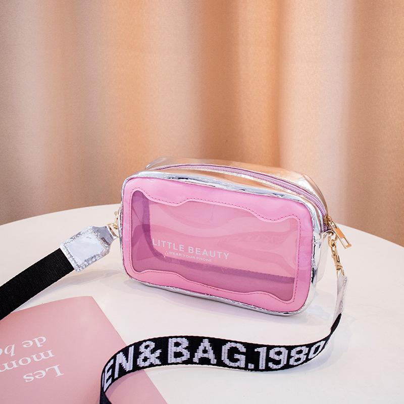 Summer Transparent Jelly Bag Trend Women'S Clear Pvc Crossbody Bag Ladies Shoulder Bag Messenger Beach Bag