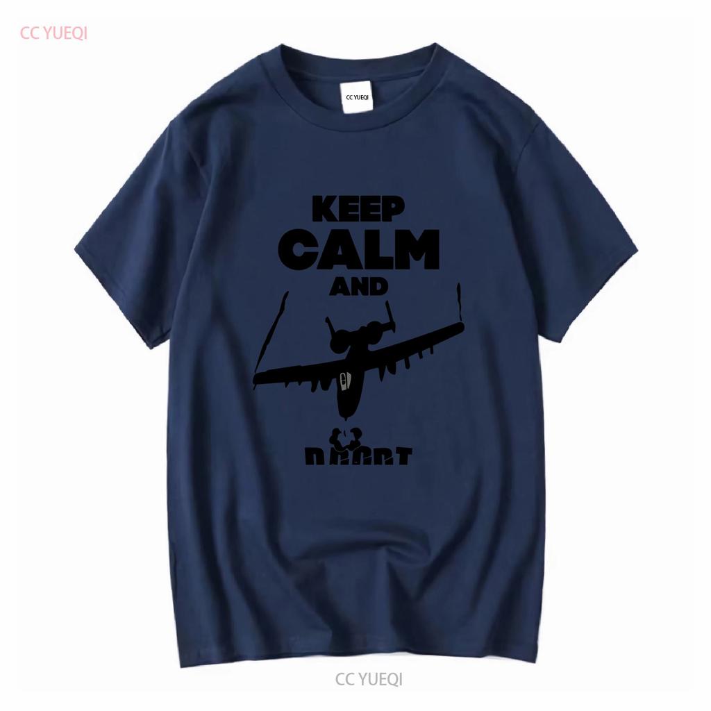 A 10 Warthog Keep Calm Brrrt T Shirt Vintage Washed Casual Slightly Stylish Comfortable Soft Unisex Versatile