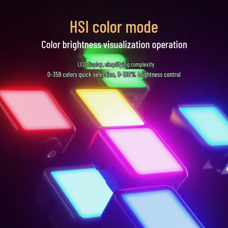 Ulanzi VL49 RGB Tragbares Magnetisches LED-Aufhelllicht